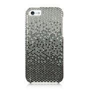 Dreamwireless DreamWireless FDIP5CASLBK iPhone 5-5S Full Diamond Case; Cascade Silver Black FDIP5CASLBK